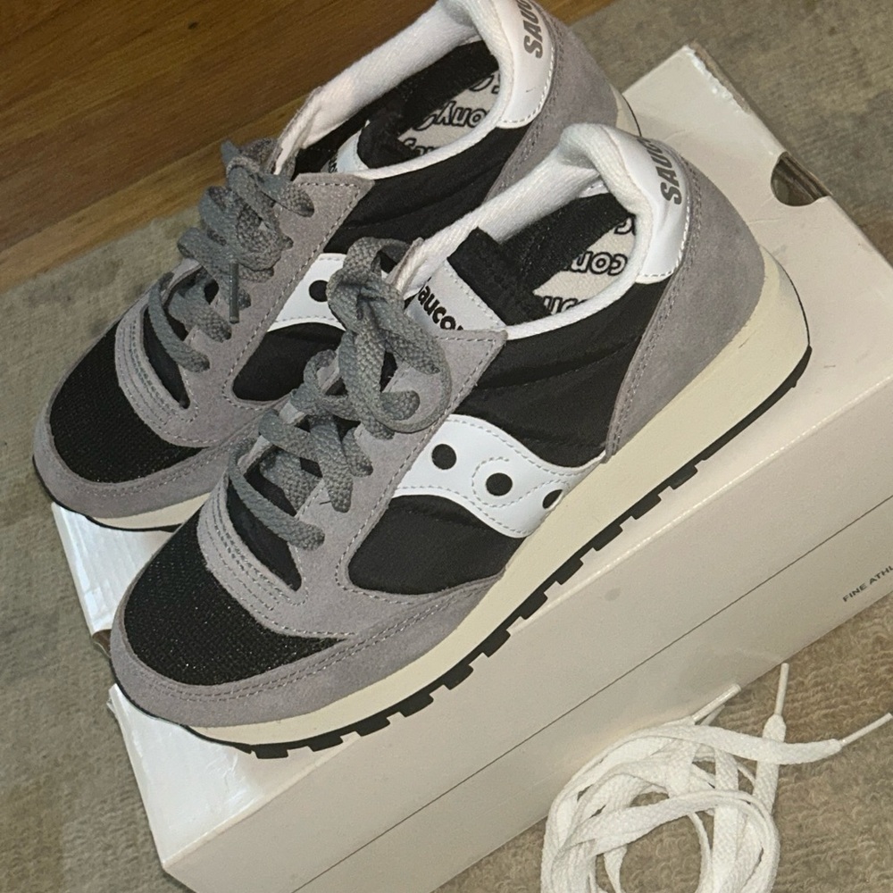 Saucony Black and Gray Athletic Shoes